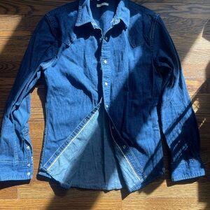 Suitsupply Japanese Selvedge denim western with mother of pearl buttons